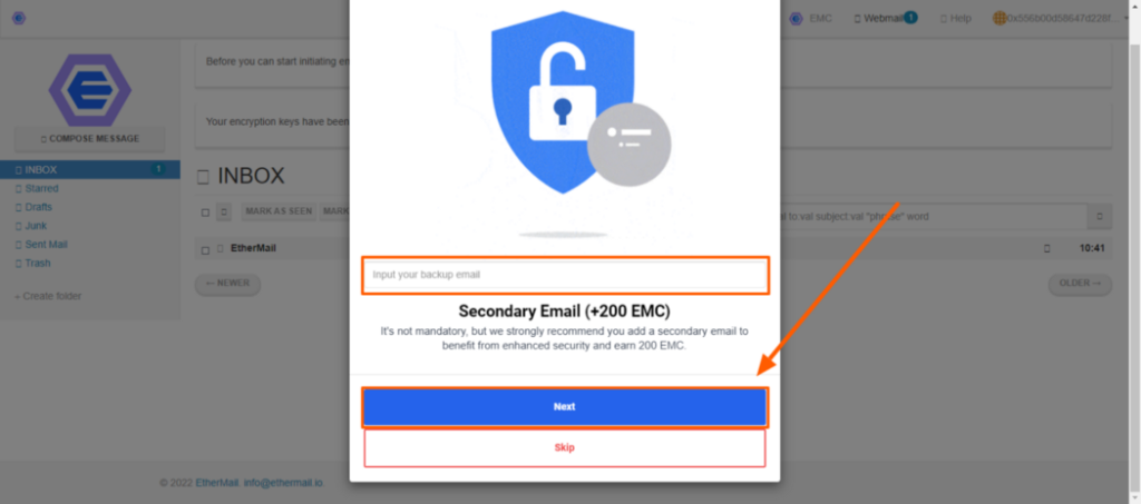 How To Claim EtherMail ID and Get 250 $EMC Instantly